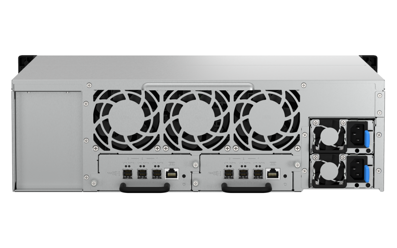 Купить QNAP TL-R1620Sdc - Festplatten-Array - 16 Schächte (SATA-600 / SAS-3) - SAS 12Gb/s (extern) - Rack - einbaufähig - 3U (TL-R1620SDC) в магазине wardena.ru