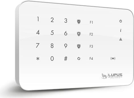 Купить LUPUS-Electronics LUPUSEC V2 - Bedienfeld - drahtlos - 868,6625 MHz (12109) в магазине wardena.ru