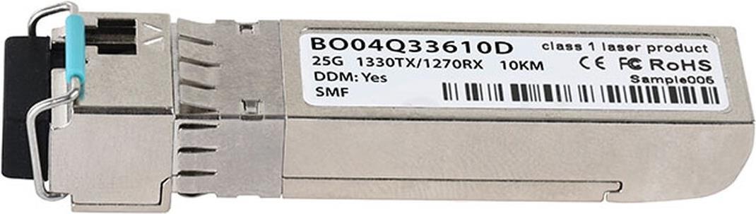 Купить Kompatibler D-Link SFP28-25G-BX-D-10KM BlueOptics© BO04Q33610D SFP28 Bidi Transceiver, LC-Simplex, 25GBASE-BX-D, Singlemode Fiber, TX1330nm/RX1270nm, 10KM, DDM, 0°C/+70°C (SFP28-25G-BX-D-10KM-DL-BO) в магазине wardena.ru