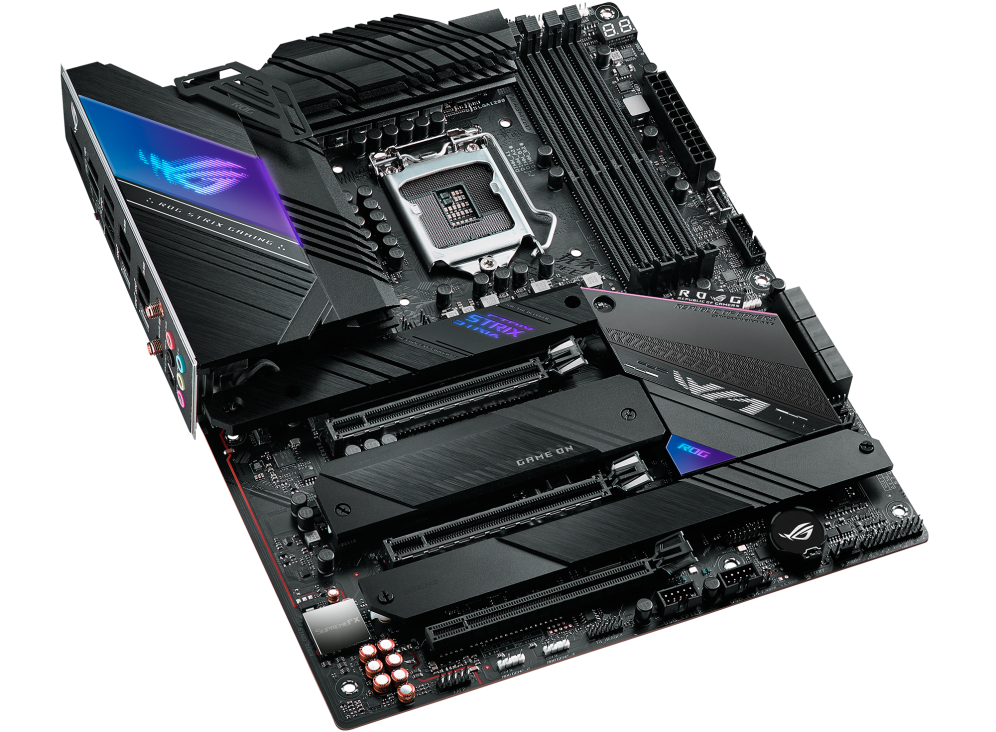 Купить ASUS ROG STRIX Z590-E GAMING WIFI - Motherboard - ATX - LGA1200-Sockel - Z590 - USB-C Gen2, USB 3,2 Gen 1, USB 3,2 Gen 2, USB-C Gen 2x2 - Wi-Fi, 2 x 2,5 Gigabit LAN - Onboard-Grafik (CPU erforderlich) - HD Audio (8-Kanal (90MB1640-M0EAY0) в магазине wardena.ru
