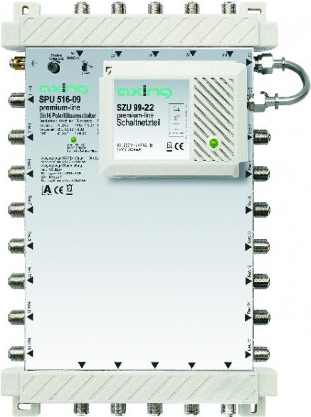 Купить Axing SPU 516-09 Satblock-Verteilung 5 Eingänge 16 Ausgänge (SPU 516-09) в магазине wardena.ru
