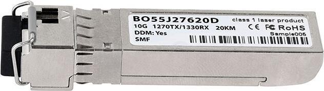 Купить Kompatibler Pure Storage SFP-10G-BX-U BlueOptics BO55J27620D SFP+ Bidi Transceiver, LC-Simplex, 10GBASE-BX-U, Singlemode Fiber, TX1270nm/RX1330nm, 20KM, DDM, 0°C/+70°C (SFP-10G-BX-U-20-PS-BO) в магазине wardena.ru