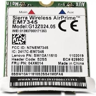 Купить LENOVO ThinkPad EM7345 4G LTE/HSPA+ WWAN Card Open Sim f/ EMEA, AUS & NZ (4XC0F46957) в магазине wardena.ru