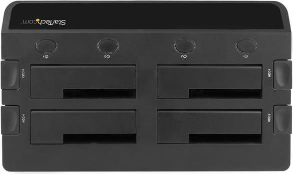 Купить StarTech.com 4 Bay festplatten Dockingstation für 2.5"/3.5" SSDs und HDDs - eSATA/USB 3.0 zu SATA (6 Gbit/s) - Speichergehäuse - 4 Schächte (SATA-600) (SDOCK4U33E) в магазине wardena.ru