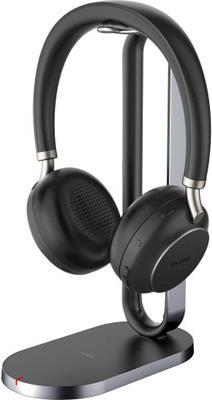 Купить Yealink BH76 Teams - Headset - On-Ear - Bluetooth - kabellos - aktive Rauschunterdrückung - Adapter USB-C via Bluetooth - Schwarz - mit Ladestation (1208626) в магазине wardena.ru