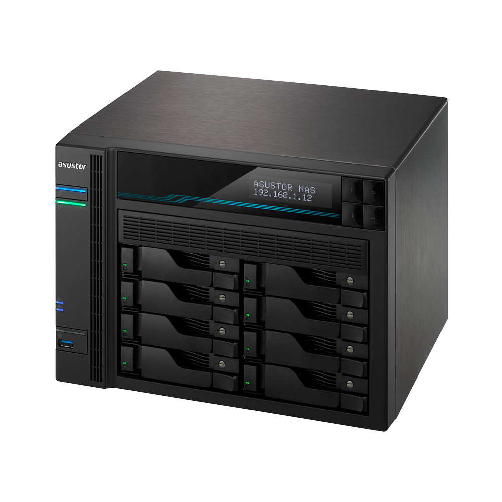 Купить ASUSTOR Lockerstor 10 AS6510T - NAS-Server - 10 Schächte - SATA 6Gb/s - RAID 0, 1, 5, 6, 10, JBOD - RAM 8 GB - 2.5 Gigabit Ethernet / 10 Gigabit Ethernet - iSCSI Support (90-AS6510T00-MD30) в магазине wardena.ru