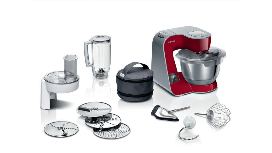 Купить Bosch MUM5X720 Küchenmaschine 1000 W 3,9 l Rot - Silber Integrierte Waagen (MUM5X720) в магазине wardena.ru