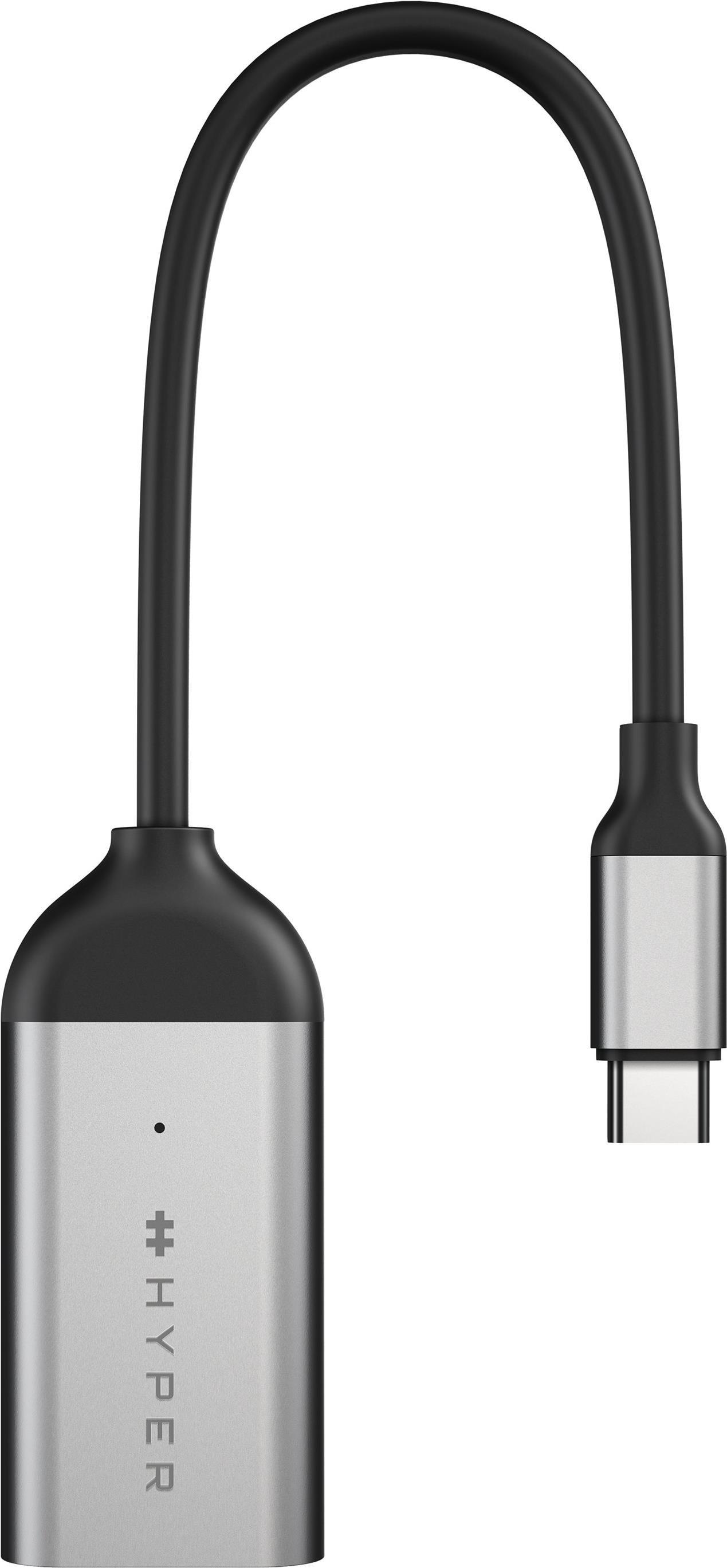 Купить HYPER HD-H8K USB Typ-C HDMI Edelstahl (HD-H8K-GL) в магазине wardena.ru