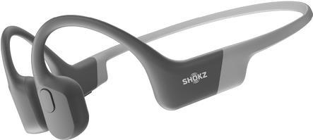 Купить AfterShokz OpenRun - Kopfhörer mit Mikrofon - offenes Ohr - hinter dem Nacken angebracht - Bluetooth - kabellos - Grau (S803GY) в магазине wardena.ru