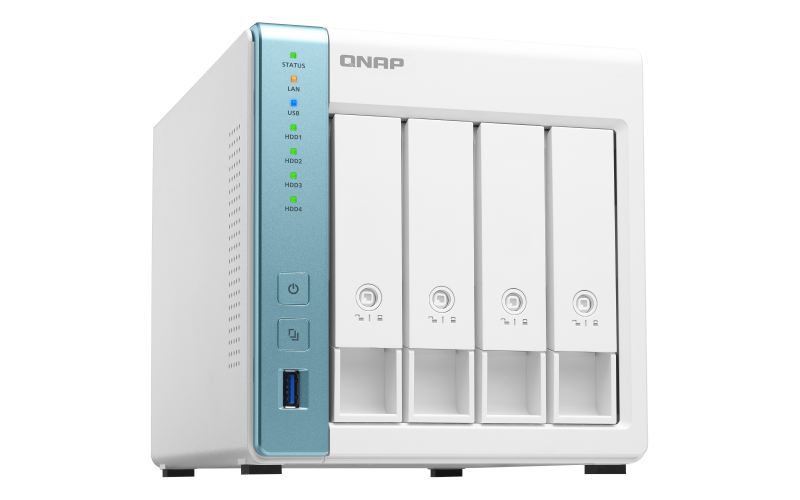 Купить QNAP TS-431P3-4G - NAS-Server - 4 Schächte - SATA 6Gb/s - RAID RAID 0, 1, 5, 6, 10, JBOD, 5 Hot Spare, 6 Hot Spare, 10-Hot-Spare, 1 Hot-Spare - RAM 4 GB - 2.5 Gigabit Ethernet - iSCSI Support в магазине wardena.ru