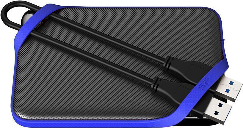 Купить SILICON POWER A62 Game Drive - Festplatte - 1 TB - extern (tragbar) - USB 3.2 Gen 1 - Schwarz, Blau (SP010TBPHD62SS3B) в магазине wardena.ru