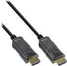 Купить INLINE - Ultra High Speed HDMI-Kabel - HDMI (M) bis HDMI (M) - 40 m - Glasfaser - Schwarz - Active Optical Cable (AOC), Support von 4K 120 Hz, unterstützt 8K 60 Hz (7680 x 4320) (17940I) в магазине wardena.ru
