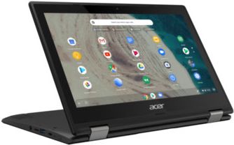 Купить Acer Chromebook Spin 511 R752TN-C5P0 - Flip-Design - Intel Celeron N4120 / 1.1 GHz - Chrome OS - UHD Graphics 600 - 4 GB RAM - 32 GB eMMC - 29.46 cm (11.6") IPS Touchscreen 1366 x 768 (HD) - Wi-Fi 5 - Schwarz - kbd: Deut (NX.HPXEG.001) в магазине wardena.ru