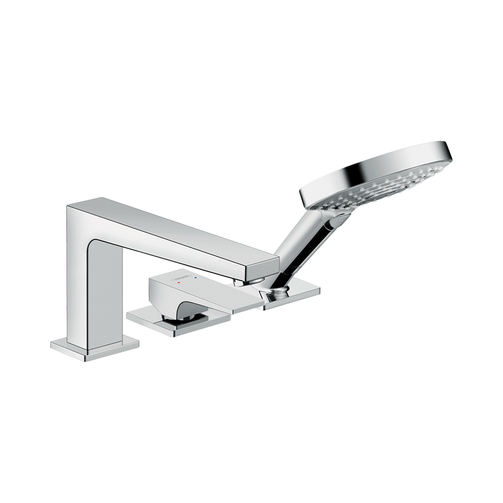 Купить Hansgrohe Смеситель на край ванны на 3 отверстия хром 32550000 в магазине wardena.ru