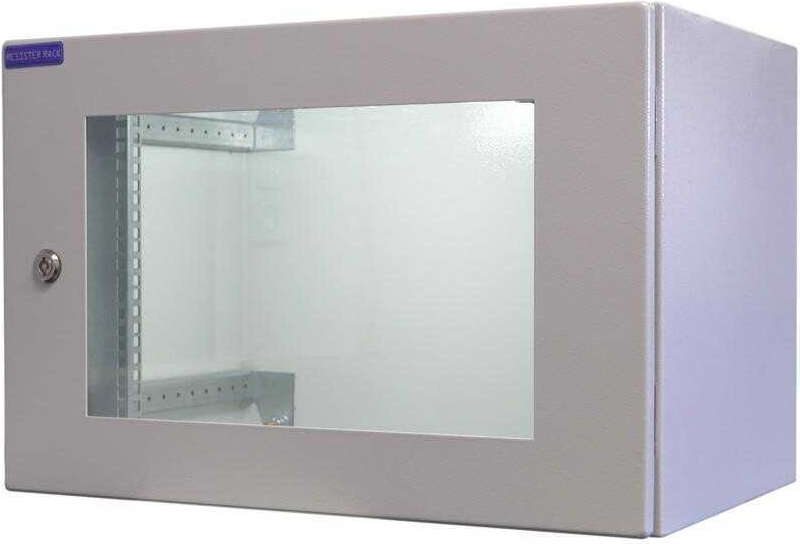 Купить RESISTER 19"-Netzwerkschrank Pro - IP66 für Outdoor + Industrie - Sichttür - 7 HE - 600x400 mm - lichtgrau (90RR19WV74GG) в магазине wardena.ru
