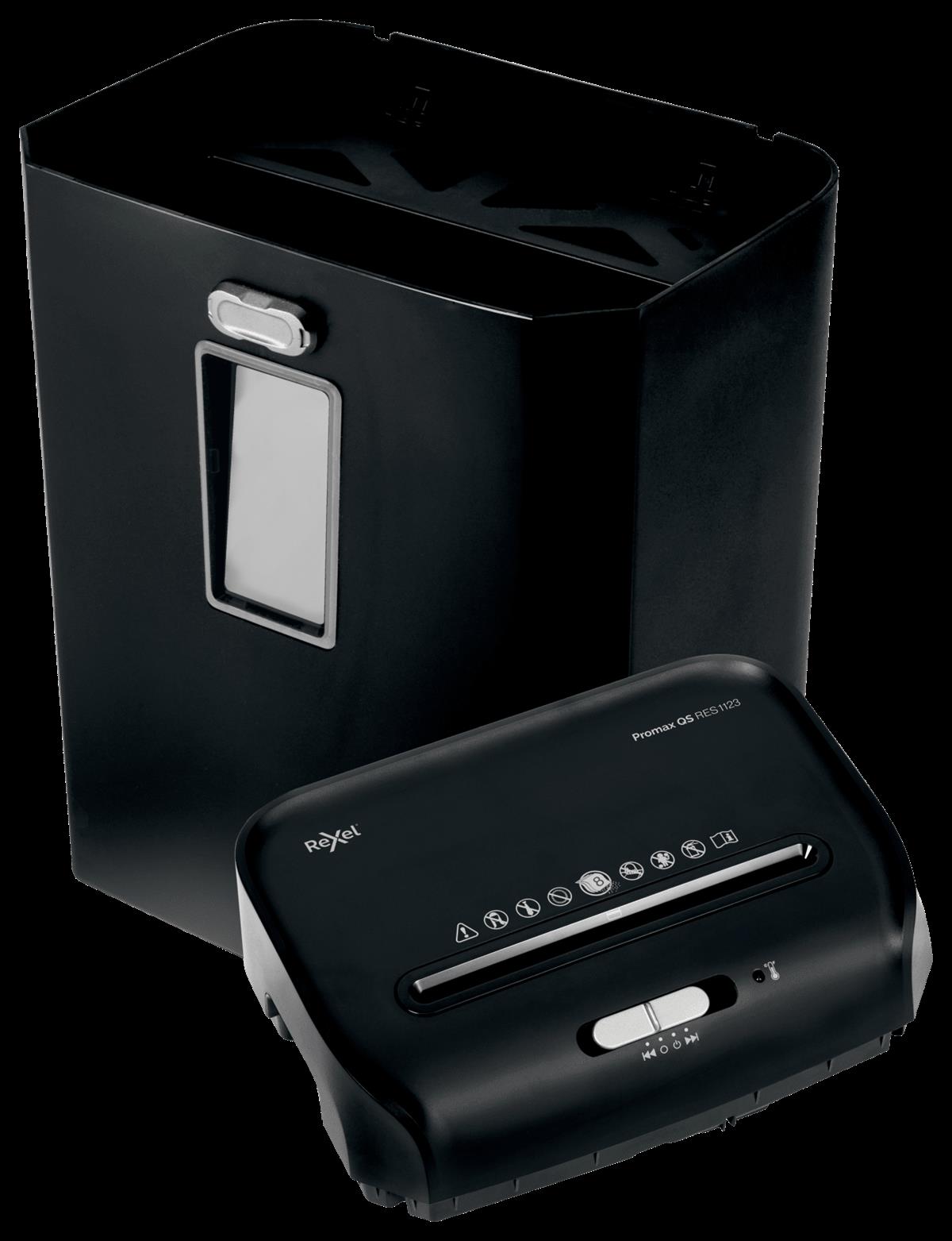 Купить Rexel ProMax QS RES1123 Aktenvernichter Streifenzerkleinerung 60 dB 22 cm Schwarz (2104584EU) в магазине wardena.ru