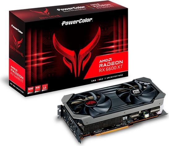 Купить PowerColor Red Devil RX 6600XT AMD Radeon RX 6600 XT 8 GB GDDR6 (AXRX 6600XT 8GBD6-3DHE/OC) в магазине wardena.ru