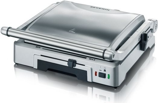 Купить SEVERIN KG 2392 - Grill - elektrisch - 648 qcm - gebürsteter rostfreier Edelstahl (KG2392) в магазине wardena.ru