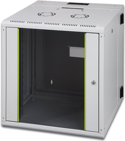 Купить DIGITUS® 12HE Wandgehäuse mit Schwenkrahmen - Grau, RAL 7035 - 48,3 cm (19") (DN-19 12-U-3) в магазине wardena.ru
