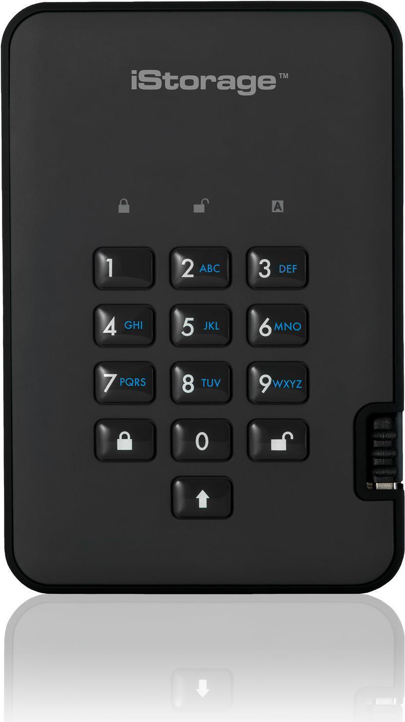 Купить iStorage diskAshur² - SSD - verschlüsselt - 8 TB - extern (tragbar) - USB 3.1 - FIPS 140-2 Level 3, FIPS 197, 256-bit SHA, 256-bit AES-XTS - Phantomschwarz - TAA-konform (IS-DA2-256-SSD-8000-B) в магазине wardena.ru