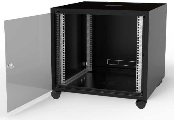 Купить IT-BUDGET 19"-Netzwerkschrank SJB - 10 HE - BxT 600x600 mm - Glastür - Rückwand - schwarz (W-3987-01-01-161-BBL) в магазине wardena.ru