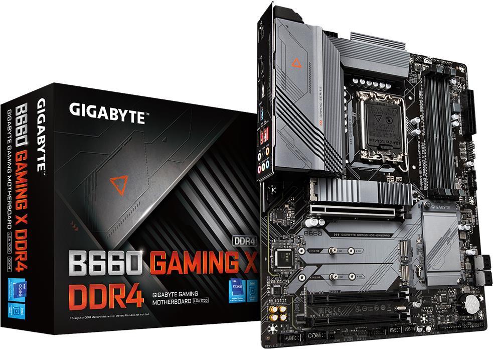 Купить Gigabyte B660 GAMING X DDR4 - Intel - LGA 1700 - Intel® Celeron® - Intel® Core™ i3 - Intel Core i5 - Intel Core i7 - Intel Core i9 - Intel® Pentium® - DDR4-SDRAM - 128 GB - DIMM (B660 GAMING X DDR4) в магазине wardena.ru