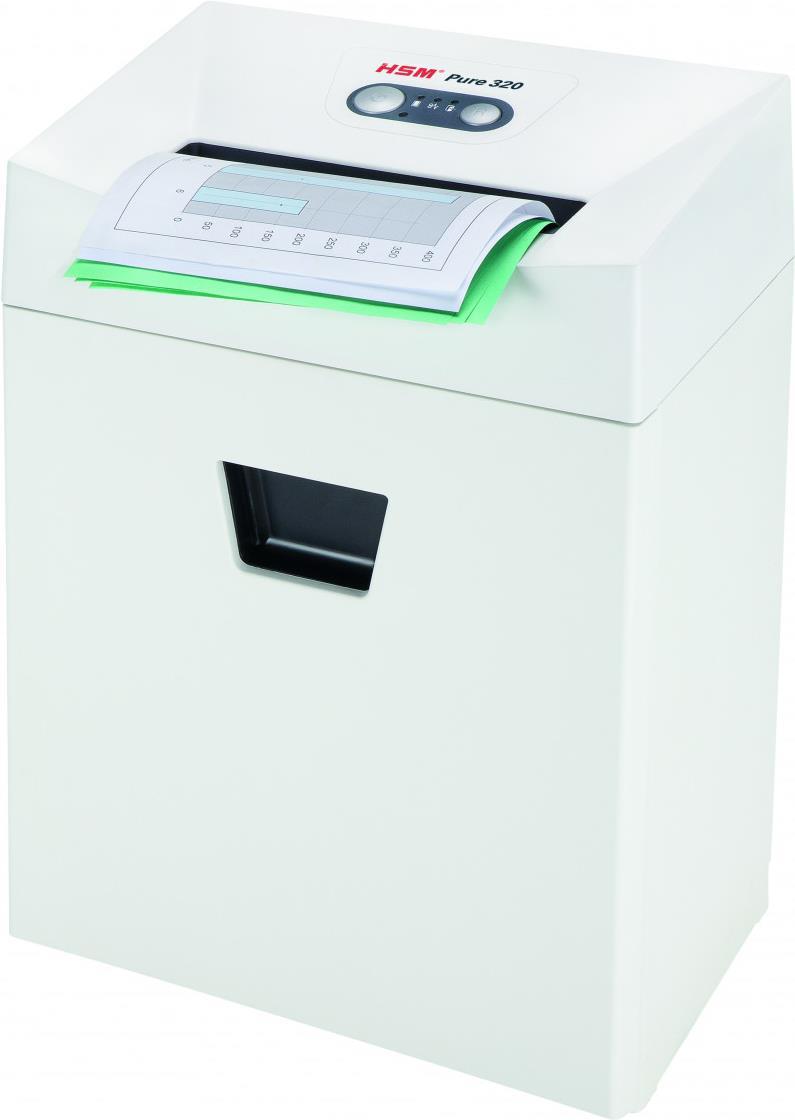 Купить HSM Pure 320 Aktenvernichter Partikelschnitt-Zerkleinerung 55 dB 3 cm Weiß (2333121) в магазине wardena.ru