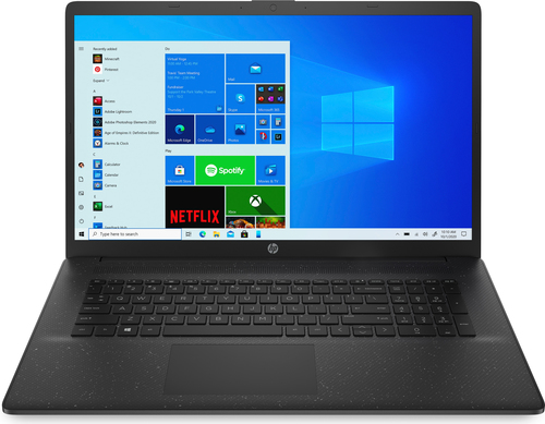 Купить HP 17-cn0434ng - Core i3 1125G4 - Win 10 Home 64-Bit - 8 GB RAM - 512 GB SSD NVMe - 43.9 cm (17.3") IPS 1920 x 1080 (Full HD) - UHD Graphics - Wi-Fi 5, Bluetooth - Netzmuster mit strukturierter Oberfläche, Jet Black (Abd (4K579EA#ABD) в магазине wardena.ru