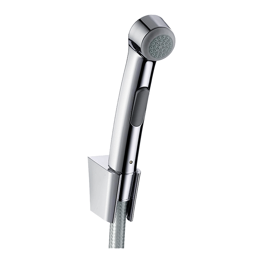 Купить Hansgrohe Гигиенический ручной душ со шлангом и держателем хром 32129000 в магазине wardena.ru
