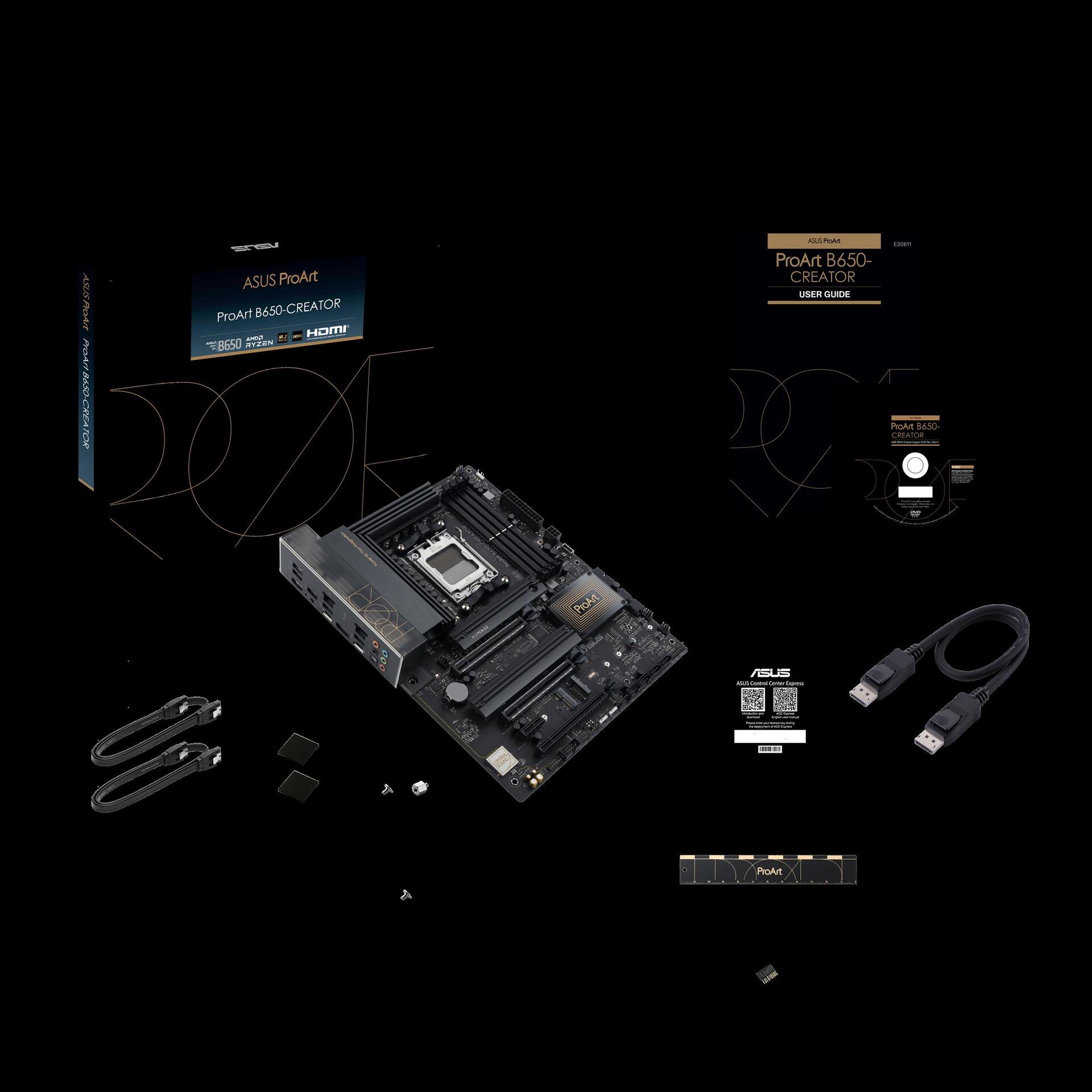 Купить ASUS PROART B650-CREATOR - AMD - Buchse AM5 - AMD Ryzen™ 3 - AMD Ryzen™ 7 - AMD Ryzen 9 7th Gen - Buchse AM5 - DDR5-SDRAM - 128 GB (90MB1C40-M0EAY0) в магазине wardena.ru