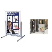 Купить FRANKEN Plakatständer "Outdoor", DIN A1 (B)594 x (H)841 mm für den Außenbereich, aus silbereloxiertem Aluminium (BS1302) в магазине wardena.ru