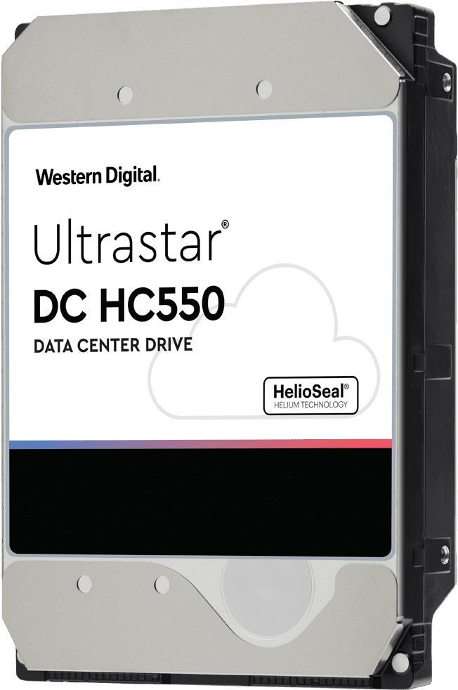 Купить WD Ultrastar DC HC550 WUH721816ALE6L4 - Festplatte - 16TB - intern - 3.5" (8,9 cm) - SATA 6Gb/s - 7200 U/min - Puffer: 512MB (0F38462) в магазине wardena.ru
