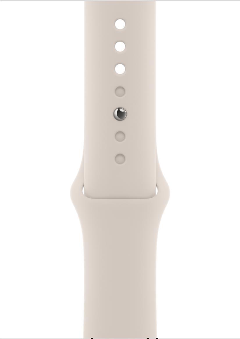 Купить Apple Watch SE (GPS) - 44 mm - Gold Aluminium - intelligente Uhr mit Sportband - Flouroelastomer - starlight - Bandgröße: regelmäßig - 32GB - Wi-Fi, Bluetooth - 36,2 g (MKQ53FD/A) в магазине wardena.ru