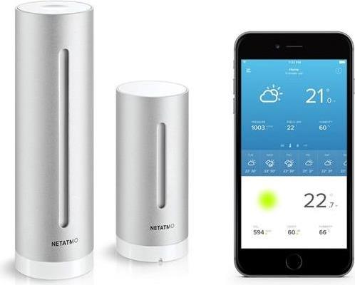 Купить Netatmo NBU-NWS-NRG-EU Digitale Wetterstation Schwarz - Silber - Transparent Wechselstrom/Batterie WLAN (NBU-NWS-NRG-EU) в магазине wardena.ru