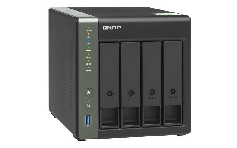 Купить QNAP TS-431KX NAS Tower Eingebauter Ethernet-Anschluss Schwarz AL214 (TS-431KX-2G/12TBVN) в магазине wardena.ru