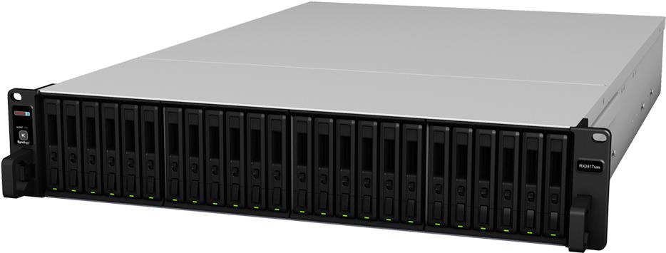 Купить Synology RX2417sas - Festplatten-Array - 24 Schächte (SATA-600 / SAS) - SAS (extern) - Rack - einbaufähig - 2U (RX2417SAS) в магазине wardena.ru