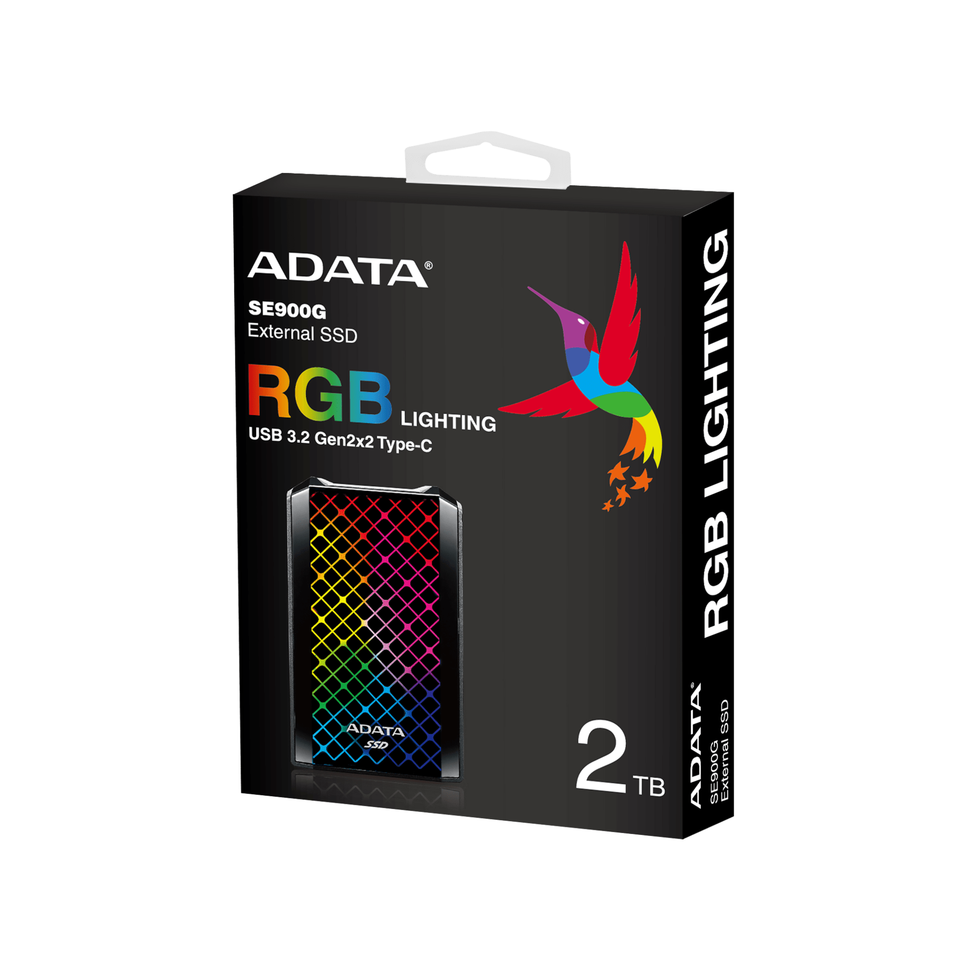 Купить ADATA SE900G - SSD - 2 TB - extern (tragbar) - USB 3.2 Gen 2x2 (USB-C Steckverbinder) - Schwarz (ASE900G-2TU32G2-CBK) в магазине wardena.ru