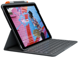 Купить Logitech Slim Folio AZERTY Französisch Graphit Bluetooth (920-009475) в магазине wardena.ru
