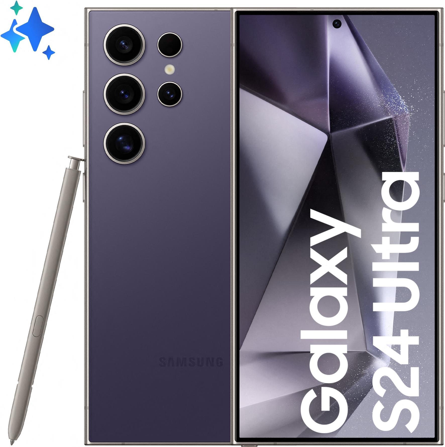 Купить Samsung Galaxy S24 Ultra - 5G Smartphone - Dual-SIM - RAM 12 GB / Interner Speicher 256 GB - OLED-Display - 6.8" - 3120 x 1440 Pixel (120 Hz) - 4x x Rückkamera 200 MP, 50 MP, 12 MP, 10 MP - front camera 12 MP - titanium (SM-S928BZVGEUE) в магазине wardena.ru