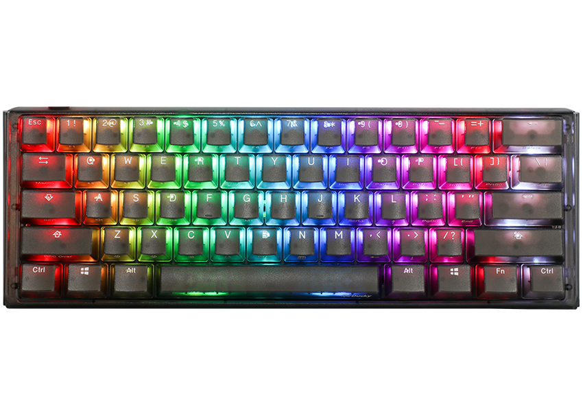 Купить Ducky One 3 Aura Black Mini Gaming Tastatur, RGB LED - MX-Speed-Silver (US) (DKON2161ST-PUSPDABAAAC1) в магазине wardena.ru