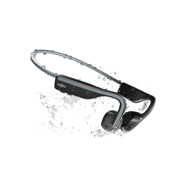 Купить AfterShokz OpenMove - Kopfhörer mit Mikrofon - offenes Ohr - hinter dem Nacken angebracht - Bluetooth - kabellos - Grau (S661GY) в магазине wardena.ru