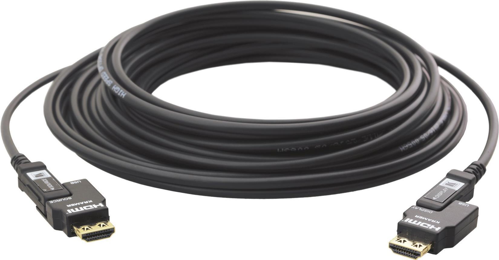 Купить Kramer Rental & Staging CRS-AOCH/XL-131 - HDMI-Kabel - mikro HDMI (M) bis mikro HDMI (M) - 40,0m - Glasfaser - Schwarz - 4K Unterstützung, aktiv (97-1403131) в магазине wardena.ru