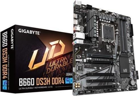Купить Gigabyte B660 DS3H DDR4 - Intel - LGA 1700 - Intel® Celeron® - Intel® Core™ i3 - Intel Core i5 - Intel Core i7 - Intel Core i9 - Intel® Pentium® - DDR4-SDRAM - 128 GB - DIMM (B660 DS3H DDR4) в магазине wardena.ru