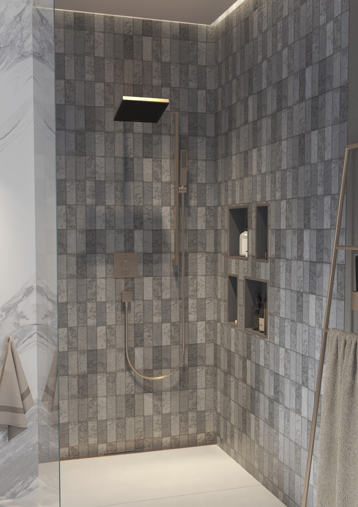 Купить Hansgrohe Pulsify E Верхний душ 260 1jet бронза матовая 24330140 в магазине wardena.ru