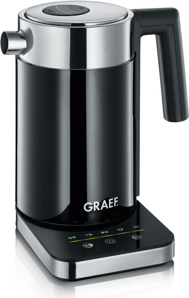 Купить Graef WK 502 1l 2015W Schwarz - Edelstahl Wasserkocher (WK502EU) в магазине wardena.ru