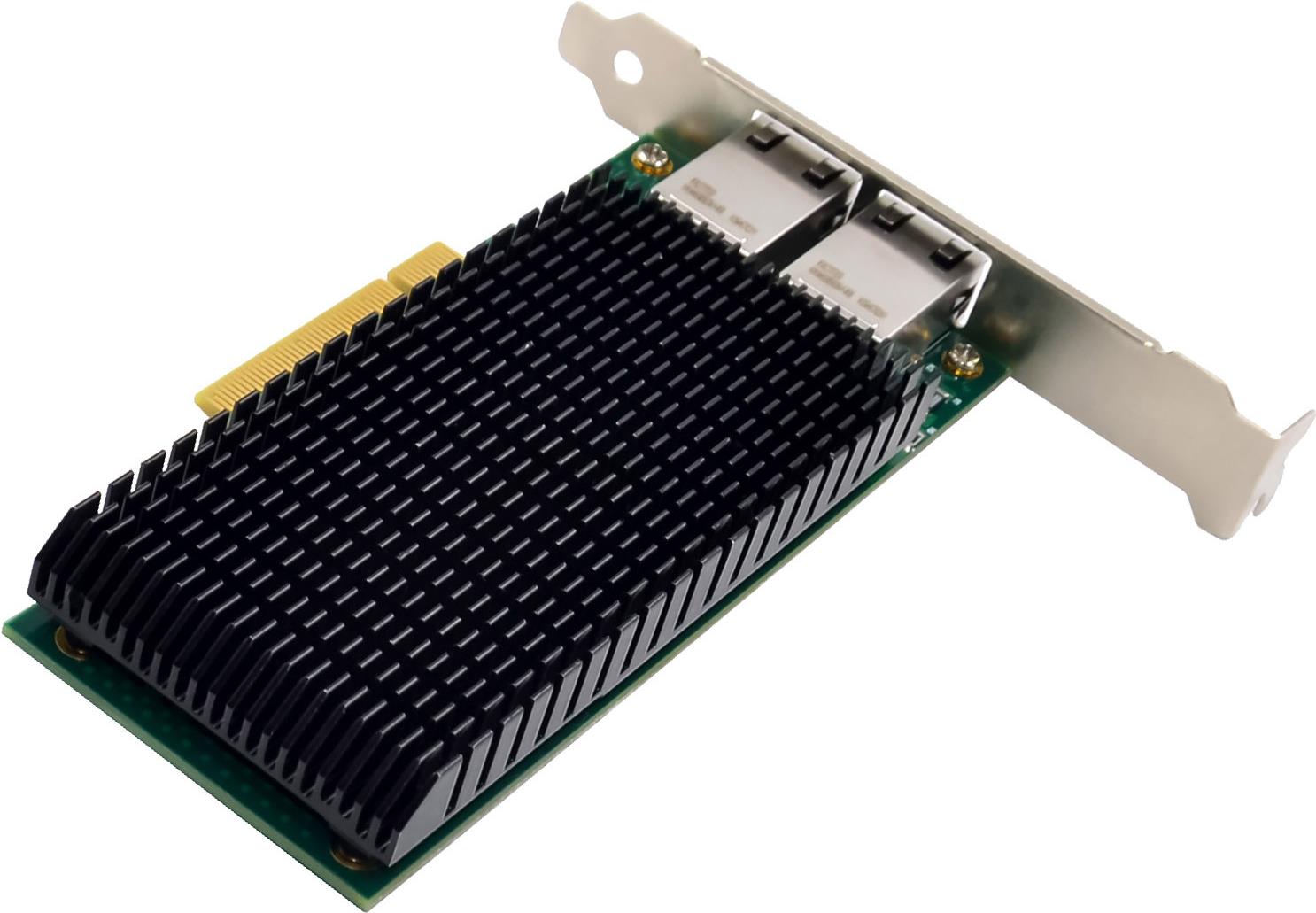 Купить InLine Dual 10-Gigabit Netzwerkkarte - 2x RJ45 10Gb/s - PCIe x8 (51128A) в магазине wardena.ru