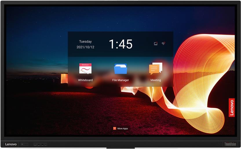 Купить Lenovo ThinkVision T75 190,5 cm (75" ) 3840 x 2160 Pixel 4K Ultra HD LED Touchscreen Schwarz (62F4KATCWW) в магазине wardena.ru