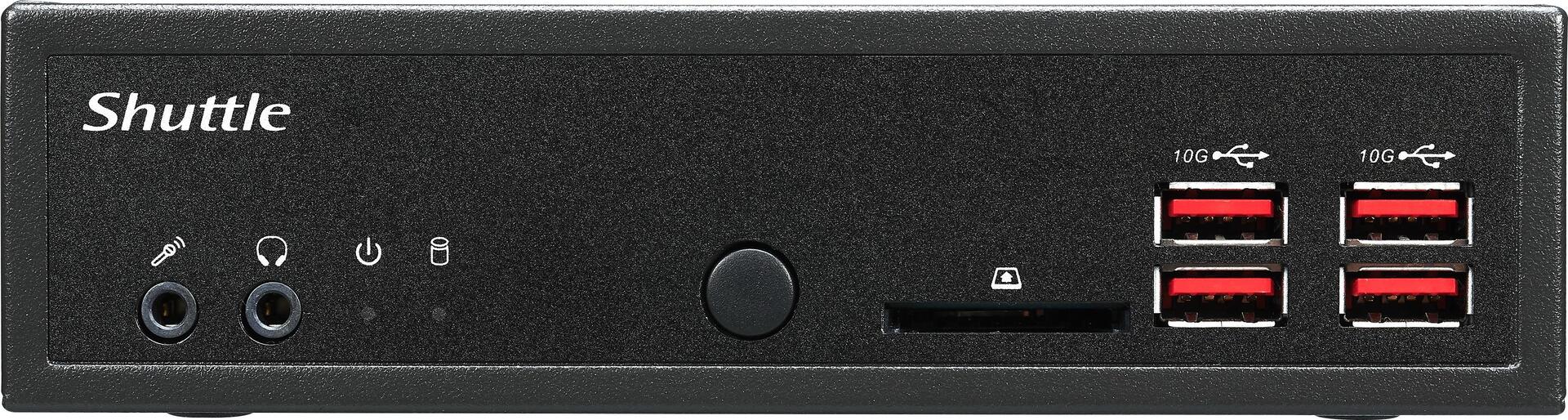 Купить Shuttle XPC slim DH32U - Barebone - Slim-PC - 1 x Pentium Gold 7505 / 2 GHz ULV - RAM 0 GB - UHD Graphics - GigE - Schwarz в магазине wardena.ru