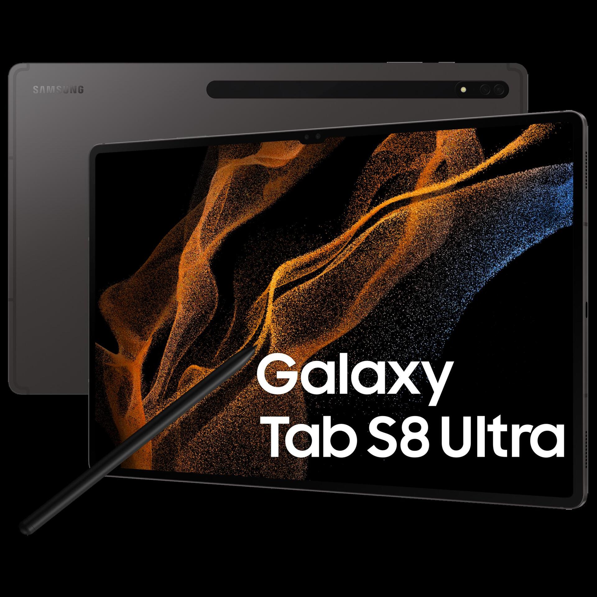 Купить Samsung Galaxy Tab S8 Ultra - Tablet - Android - 256 GB - 36.99 cm (14.6") Super AMOLED (2960 x 1848) - microSD-Steckplatz - Graphite (SM-X900NZAEEUE) в магазине wardena.ru