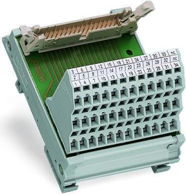 Купить WAGO Kontakttechnik Übergabe Baustein 64pol. 289-619 Ausführung elektrischer Anschluss, feldseitig Federzuganschluss, Ausführung elektrischer Anschluss, steuerseitig sonstige, Polzahl 64, Bemessungsspannung 125V, Bemessu в магазине wardena.ru